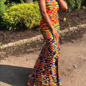 Custom Ankara Dress.